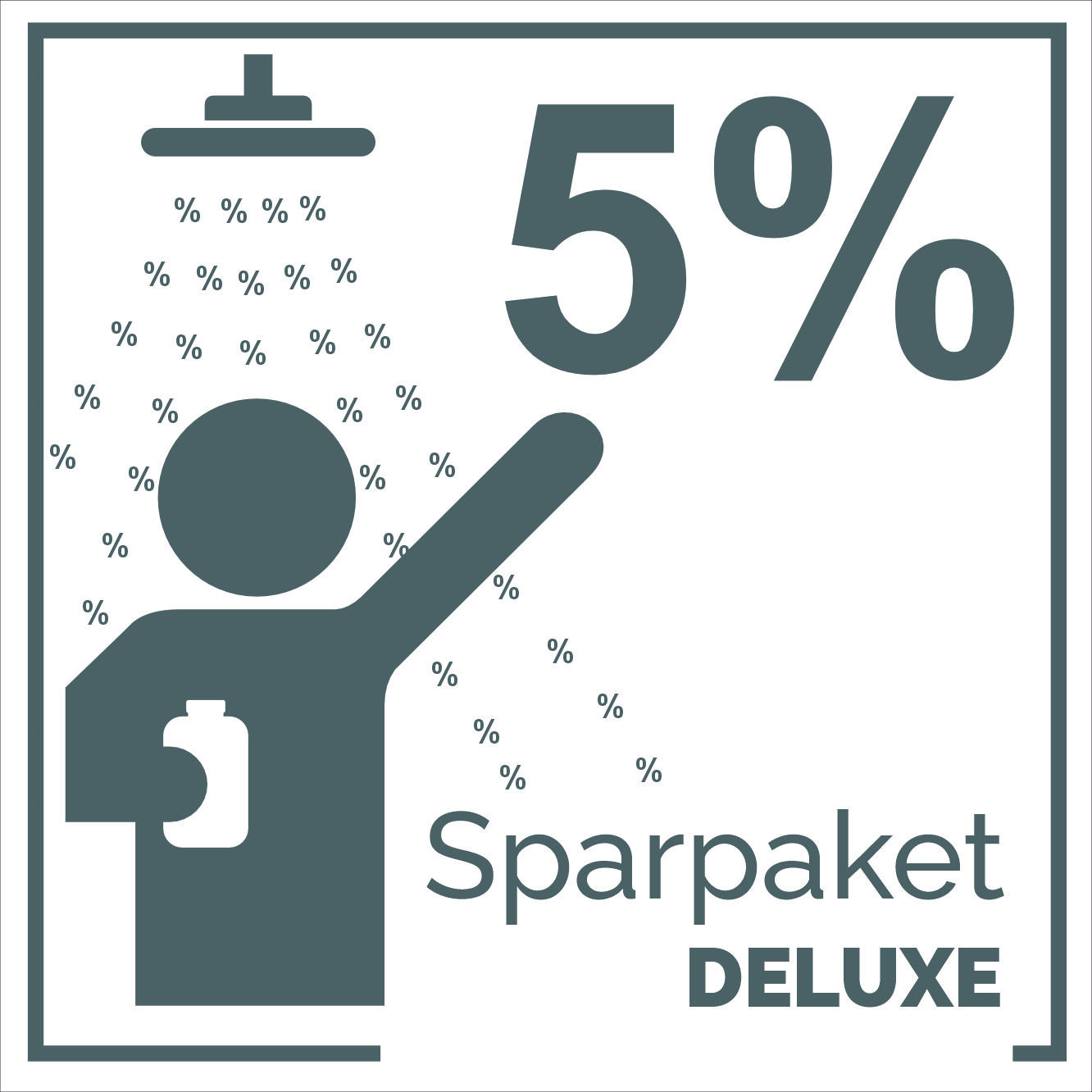 Spar-Bundle | Dusche "L" - DELUXE - SPARE 5%