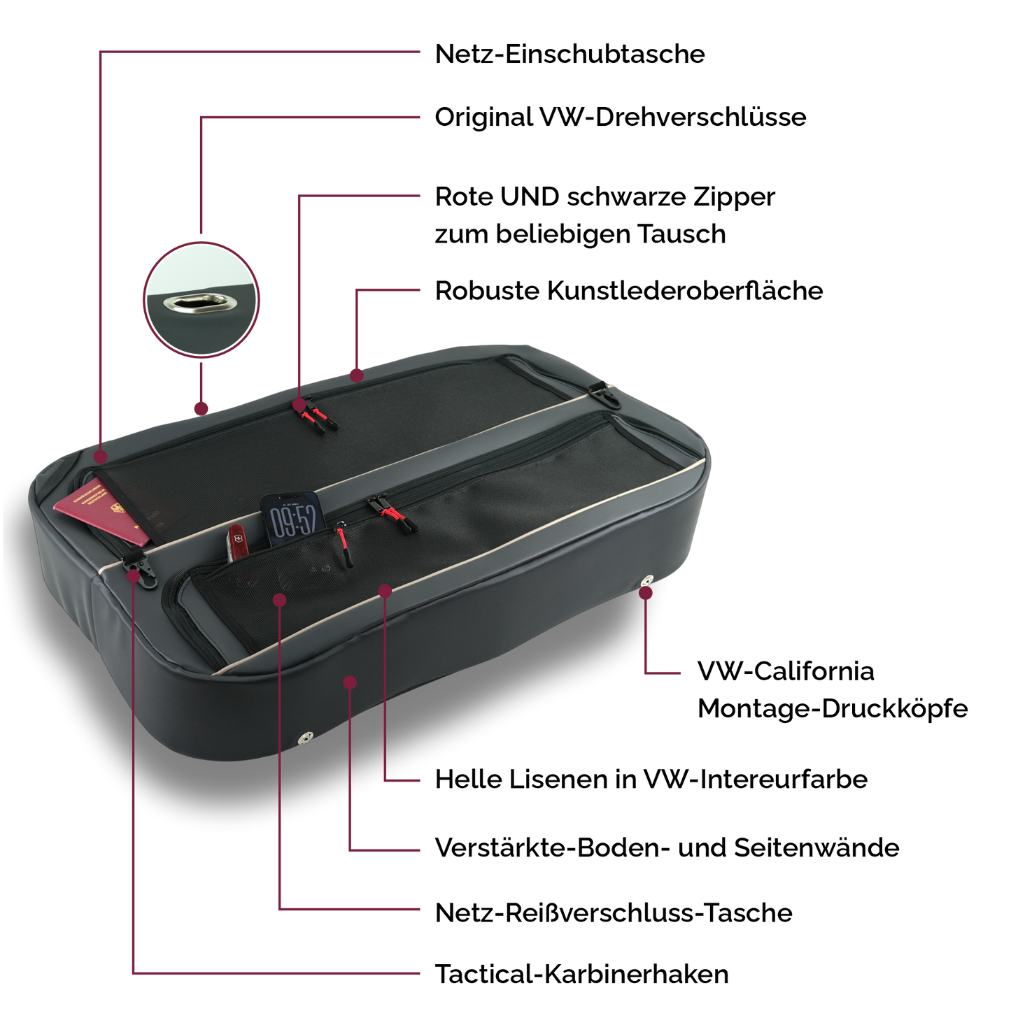 Fenstertasche  | VW T7 California Ocean/coast